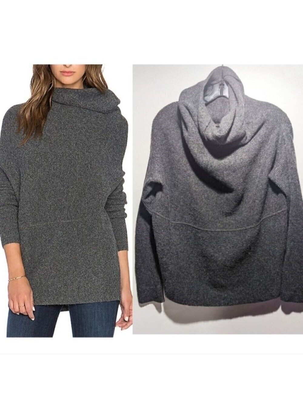 J Brand | Lindley Wool Sweater in Medium Heather Grey